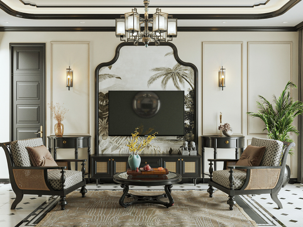 Các mẫu thiết kế nội thất phong cách Indochine độc đáo