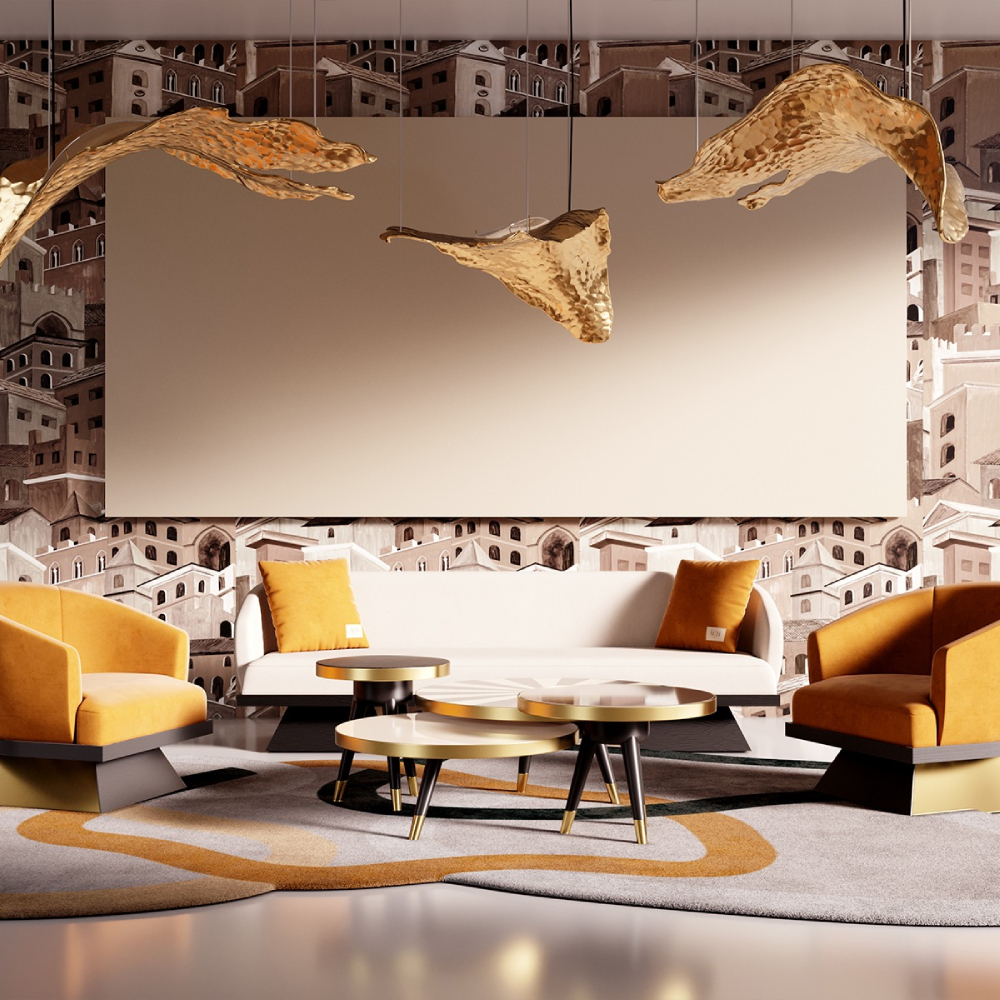 Thảm trải sàn là một trong những chi tiết nổi bật của phong cách Art DecoMẹo thiết kế phong cách Art Deco sáng tạo, độc đáo