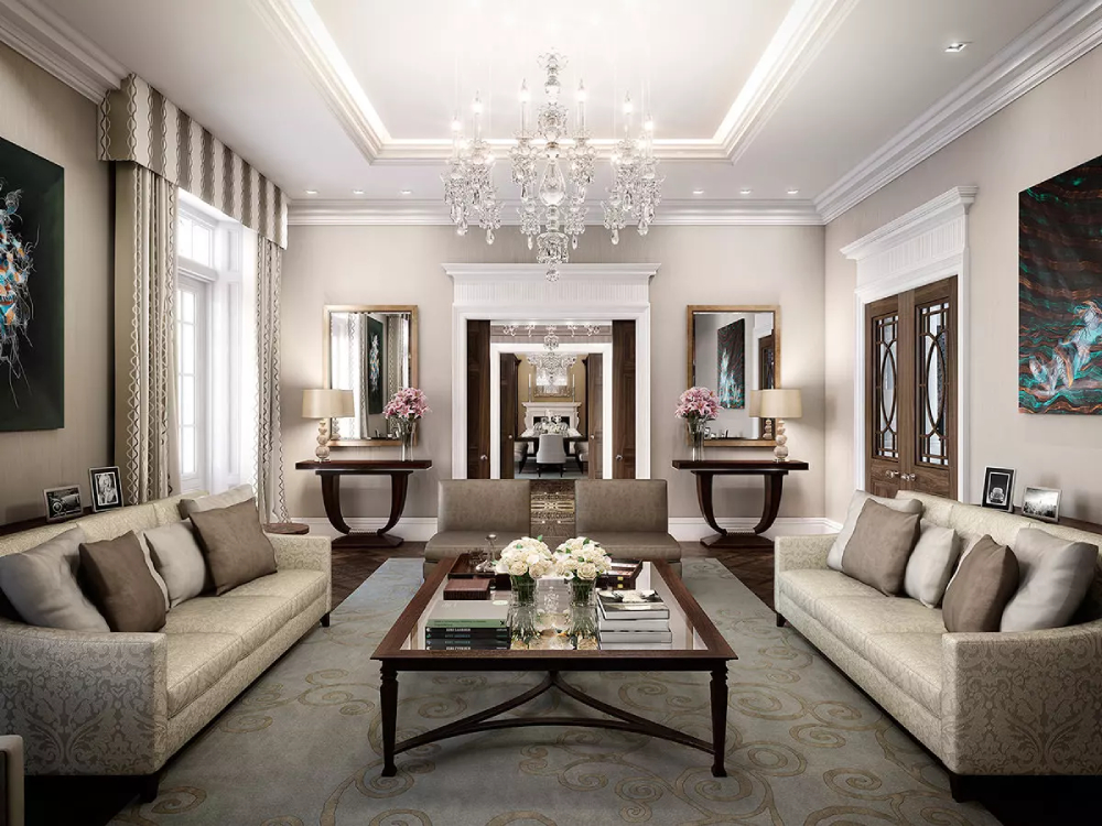 Các mẫu thiết kế phòng khách phong cách Art Deco