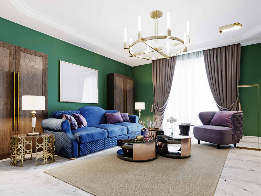 Các mẫu thiết kế phòng khách phong cách Art Deco