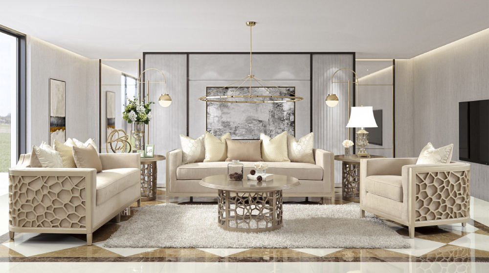 Các mẫu thiết kế phòng khách phong cách Art Deco