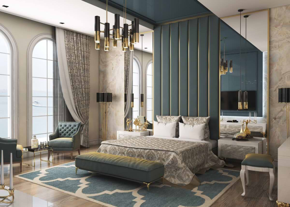 Các mẫu thiết kế phòng ngủ phong cách Art Deco