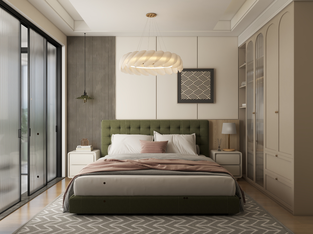 Phòng ngủ phong cách thiết kế nội thất Tối Giản