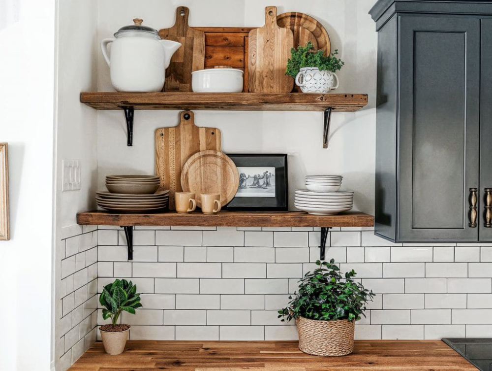 Mẫu phòng bếp phong cách thiết kế nội thất Vintage