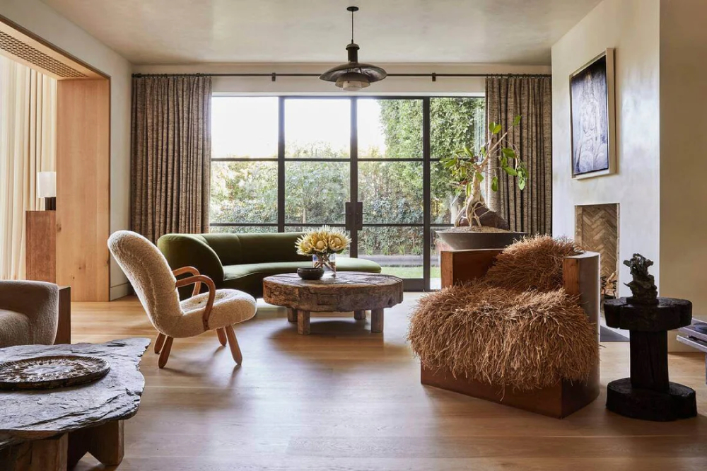 Các mẫu thiết kế nội thất phong cách Wabi Sabi cho phòng khách