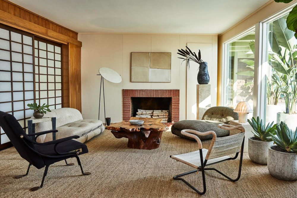 Các mẫu thiết kế nội thất phong cách Wabi Sabi cho phòng khách