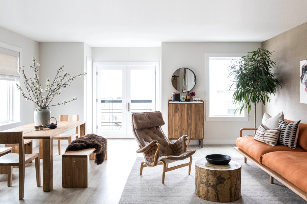 Các mẫu thiết kế nội thất phong cách Wabi Sabi cho phòng khách