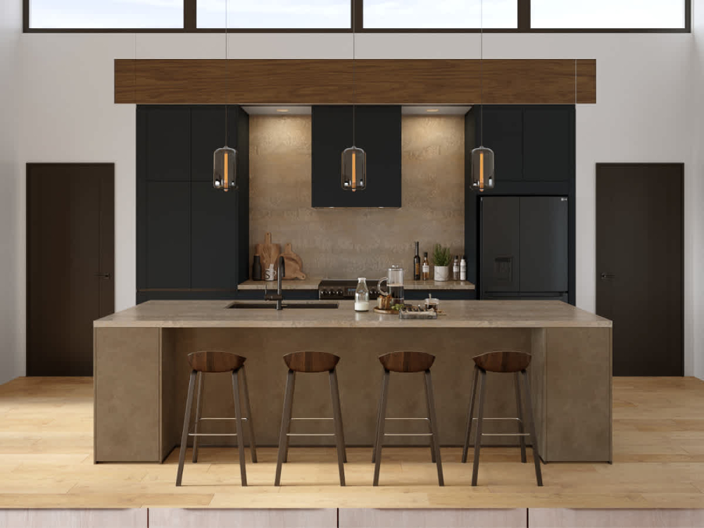 Các mẫu thiết kế nội thất phong cách Wabi Sabi cho phòng bếp