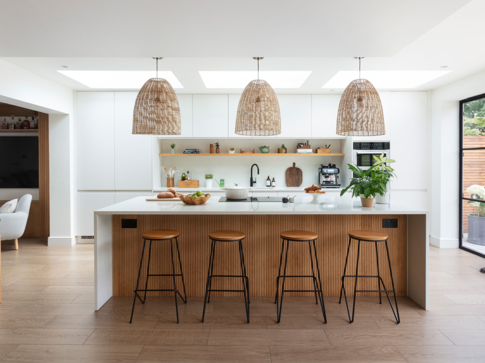 Các mẫu thiết kế nội thất phong cách Wabi Sabi cho phòng bếp