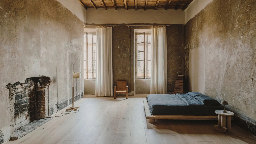 Các mẫu thiết kế nội thất phong cách Wabi Sabi cho phòng ngủ