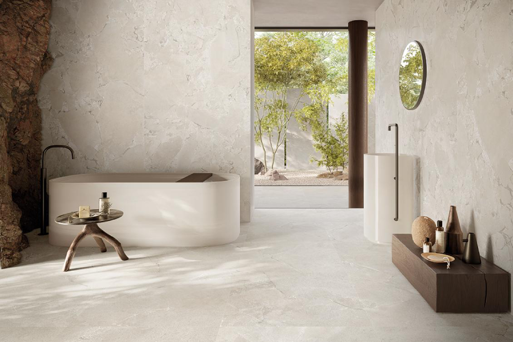 Các mẫu thiết kế nội thất phong cách Wabi Sabi cho phòng tắm