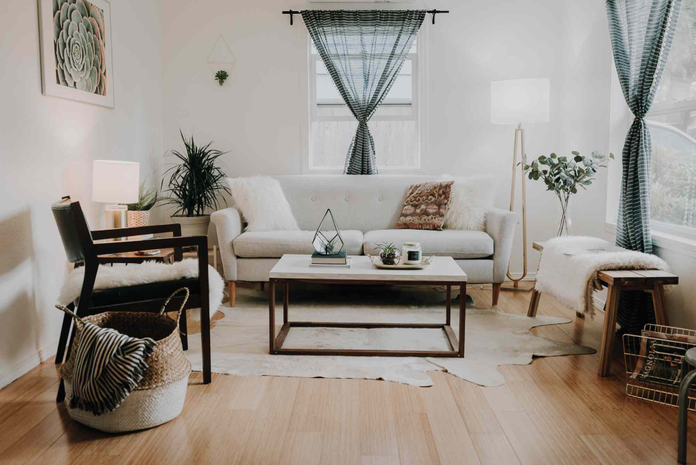 Phòng khách thiết kế nội thất phong cách Bohemian
