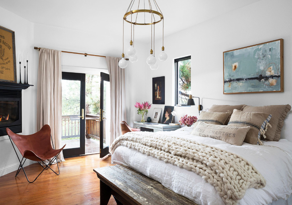 Phòng ngủ thiết kế nội thất phong cách Bohemian