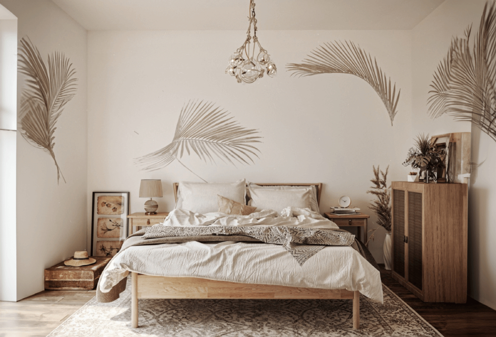 Phòng ngủ thiết kế nội thất phong cách Bohemian