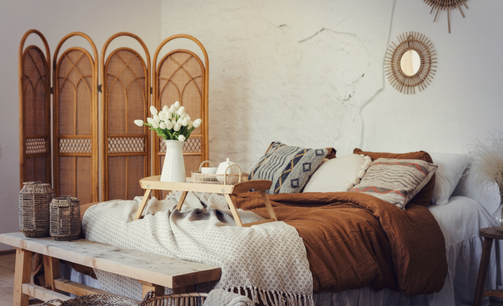 Phòng ngủ thiết kế nội thất phong cách Bohemian