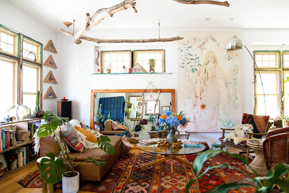 Đặc trưng của phong cách thiết kế nội thất Bohemian