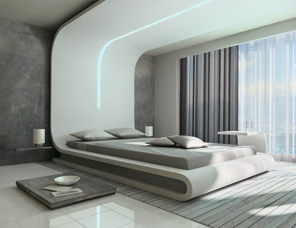 Phòng ngủ phong cách thiết kế nội thất Hitech