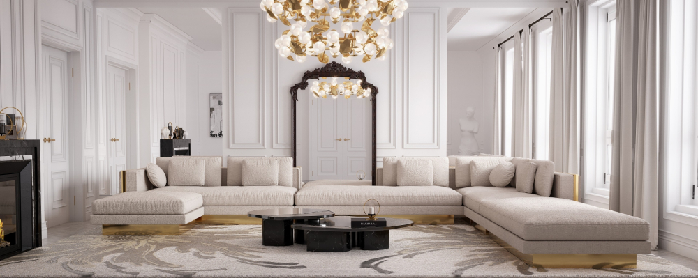 Phòng khách phong cách thiết kế nội thất Luxury Soul Concept