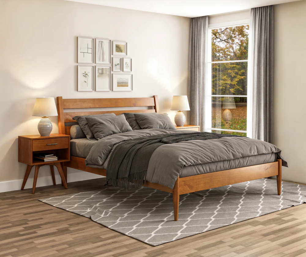 Phòng ngủ phong cách thiết kế nội thất Mid-Century