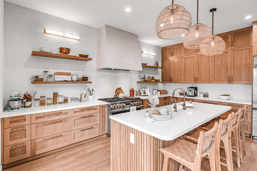 Phòng bếp phong cách thiết kế nội thất Mid-Century