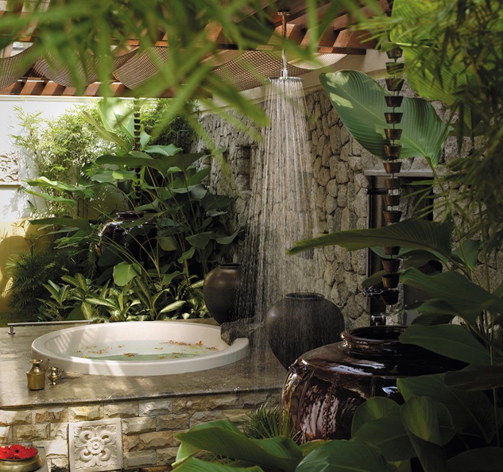 Phòng tắm phong cách thiết kế nội thất Tropical
