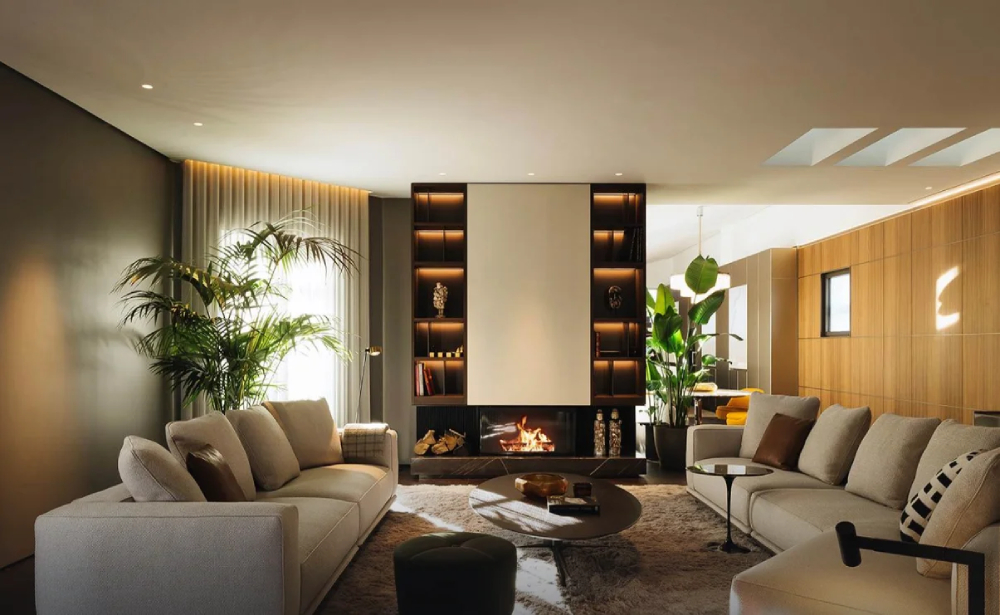 Phòng khách phong cách thiết kế nội thất Eco