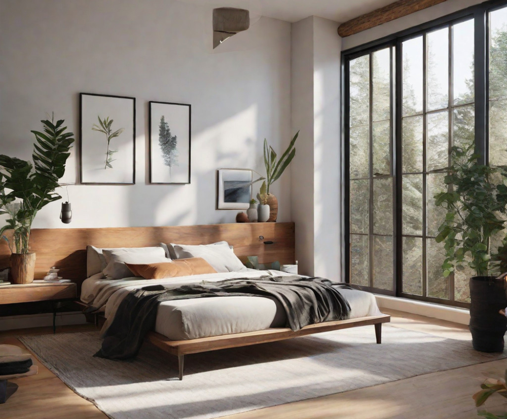 Phòng ngủ phong cách thiết kế nội thất Eco