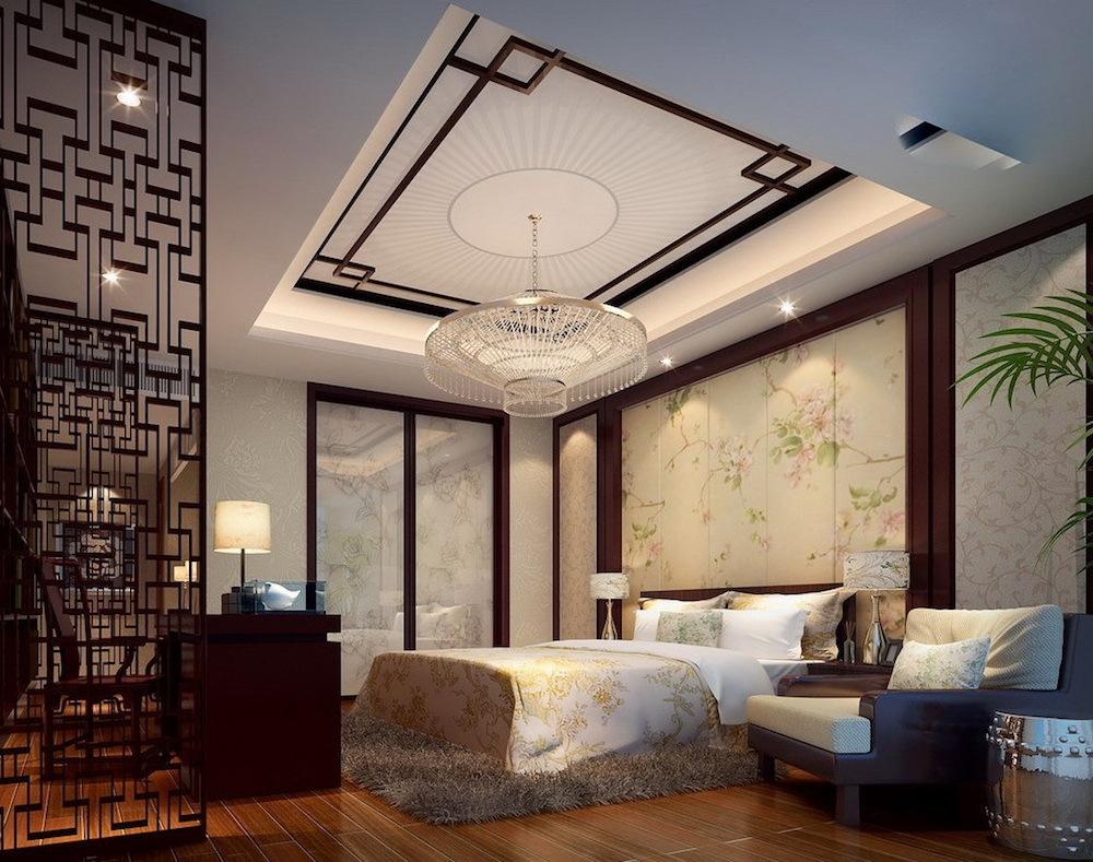 Phòng ngủ phong cách thiết kế nội thất Trung Hoa