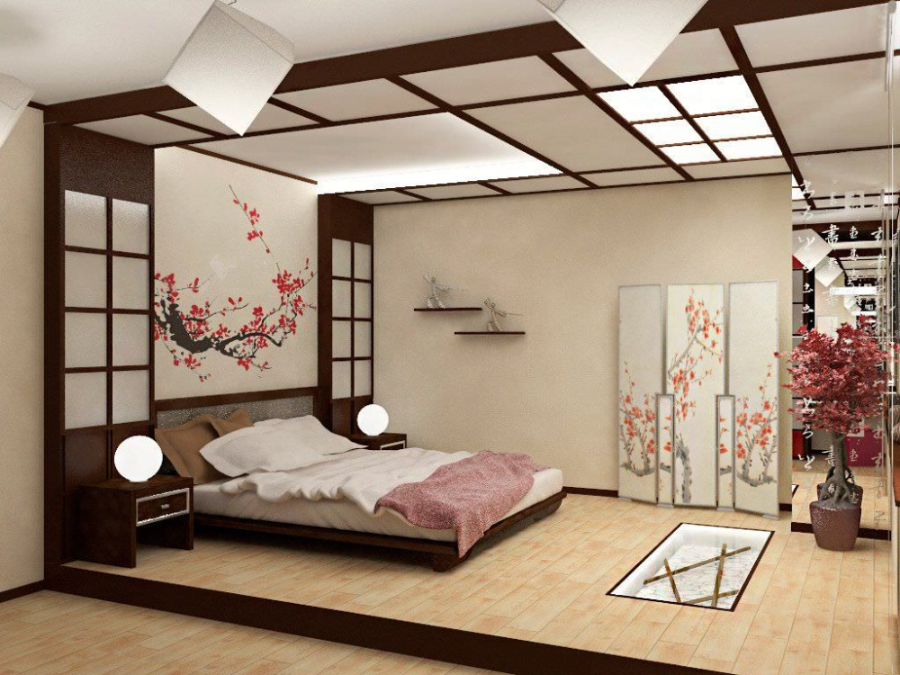 Phòng ngủ phong cách thiết kế nội thất Trung Hoa
