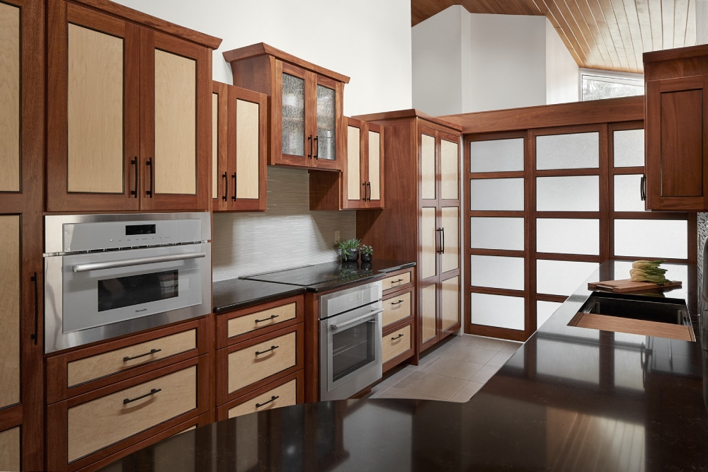 Phòng bếp thiết kế nội thất phong cách Á Đông