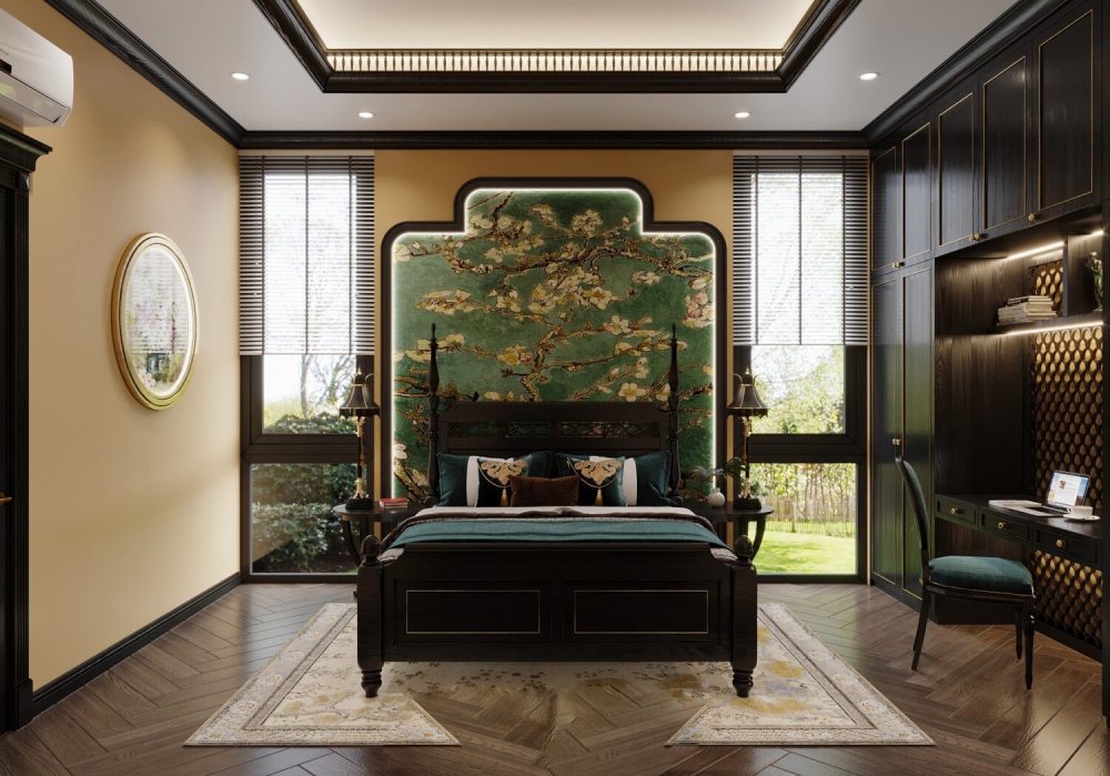 Phòng ngủ phong cách thiết kế nội thất Việt Nam