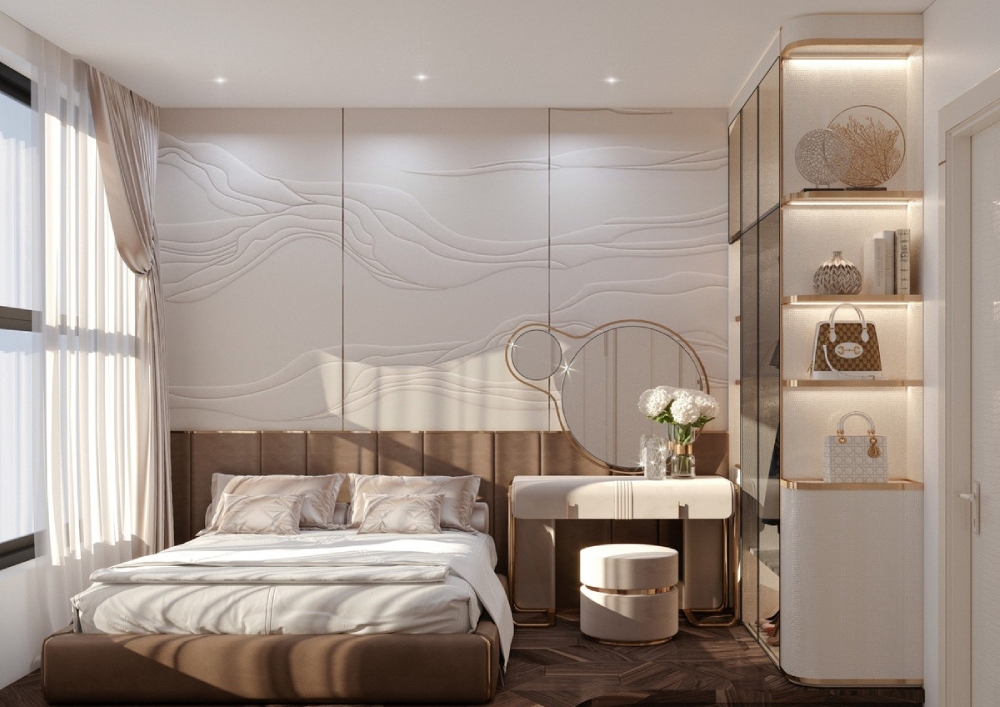 Thiết kế chung cư 4 phòng ngủ 90 - 100m²