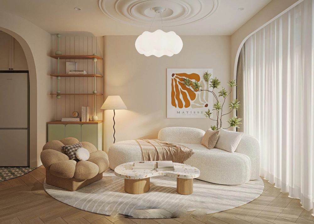 Thiết kế chung cư 4 phòng ngủ 110 - 120m²