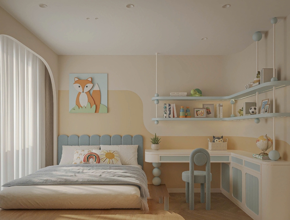 Thiết kế chung cư 4 phòng ngủ 110 - 120m²