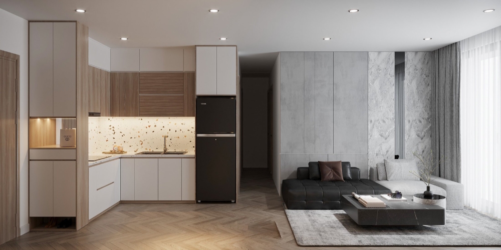 Thiết kế chung cư 4 phòng ngủ 130 - 140m²