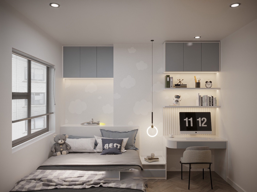 Thiết kế chung cư 4 phòng ngủ 130 - 140m²