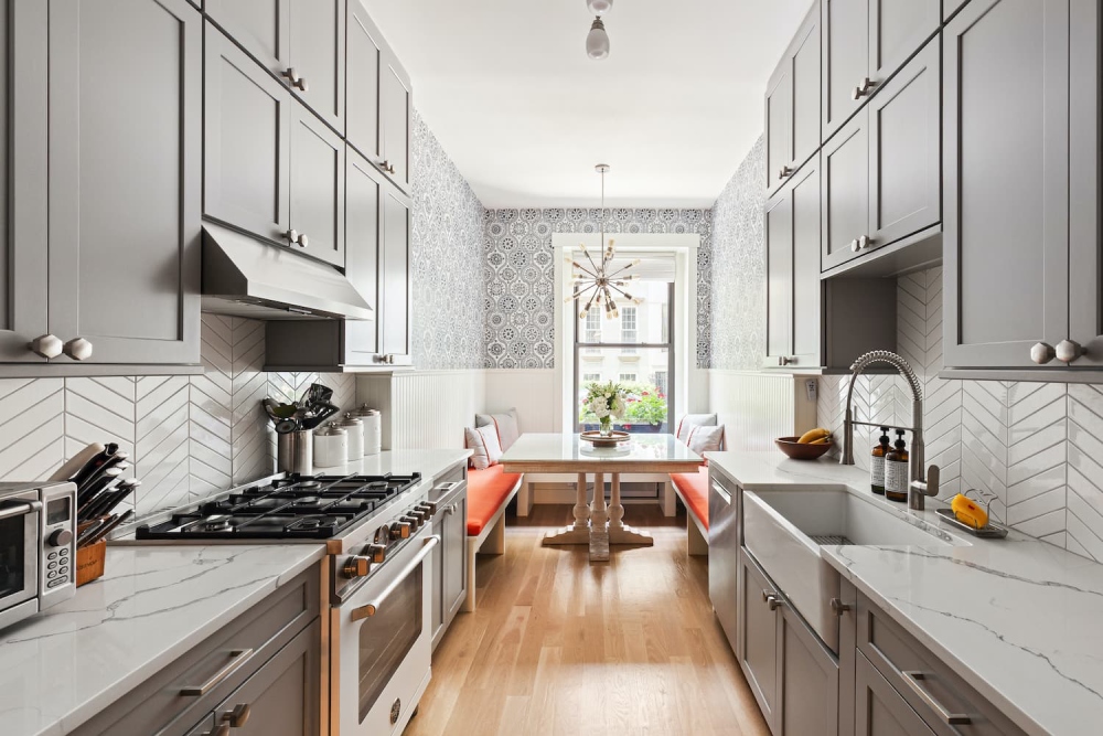 Thiết kế nội thất chung cư 62m2 cho phòng bếp