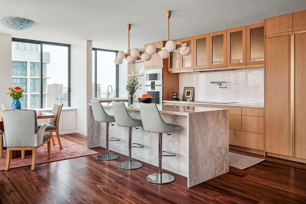 Thiết kế nội thất chung cư 62m2 cho phòng bếp