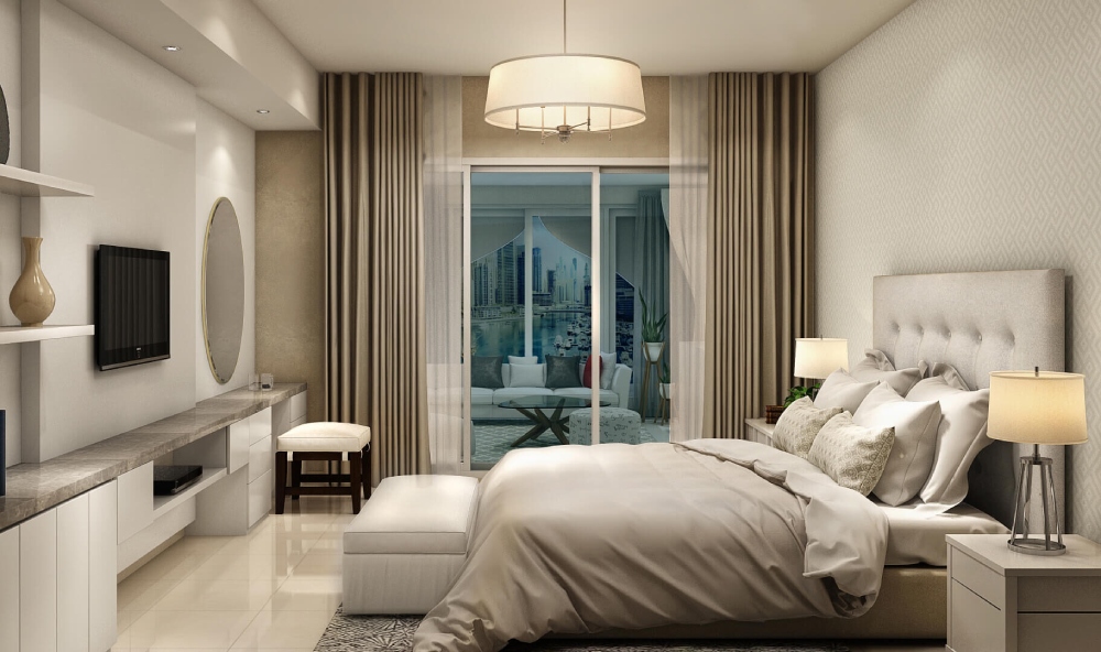 Thiết kế nội thất chung cư 62m2 cho phòng ngủ