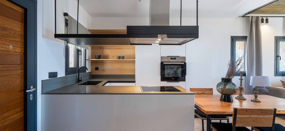 Thiết kế nội thất căn hộ 70m² cho phòng bếp