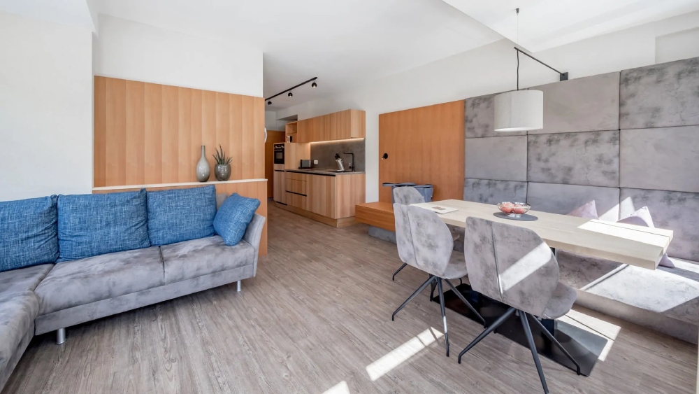 Thiết kế nội thất căn hộ 70m² cho phòng khách