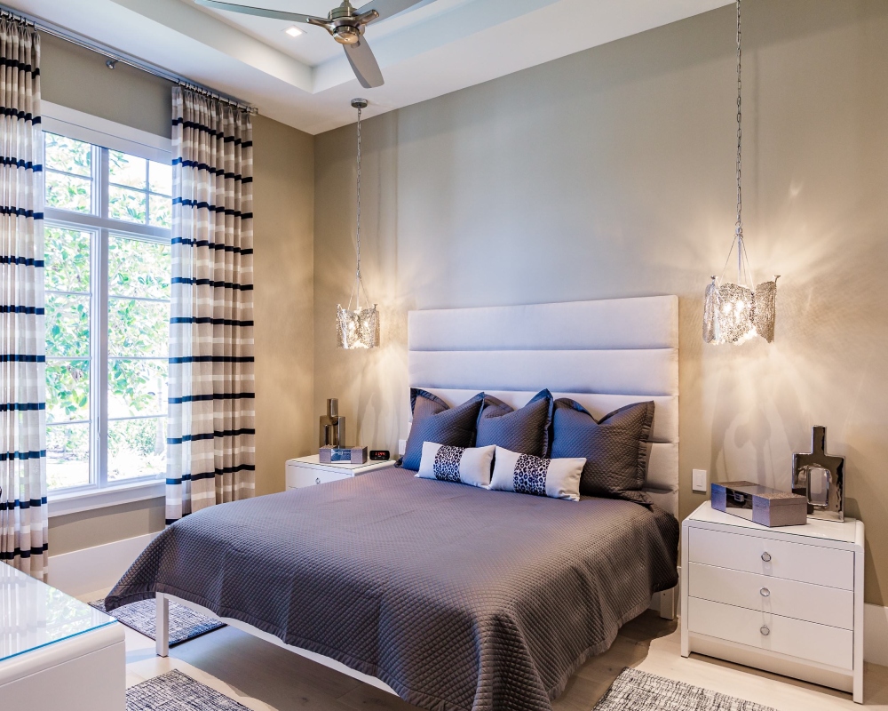Mẫu thiết kế nội thất căn hộ 80m² 3 phòng ngủ cho phòng ngủ phụ