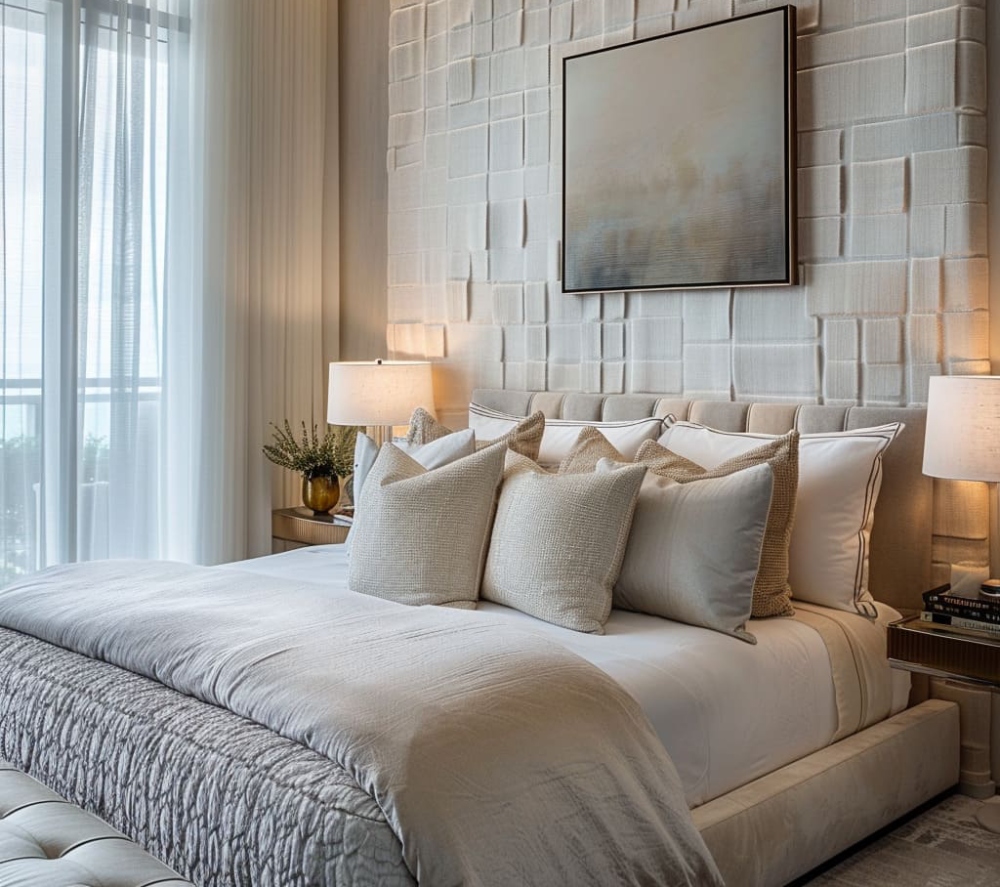 Mẫu thiết kế nội thất căn hộ 80m² 3 phòng ngủ cho phòng ngủ phụ
