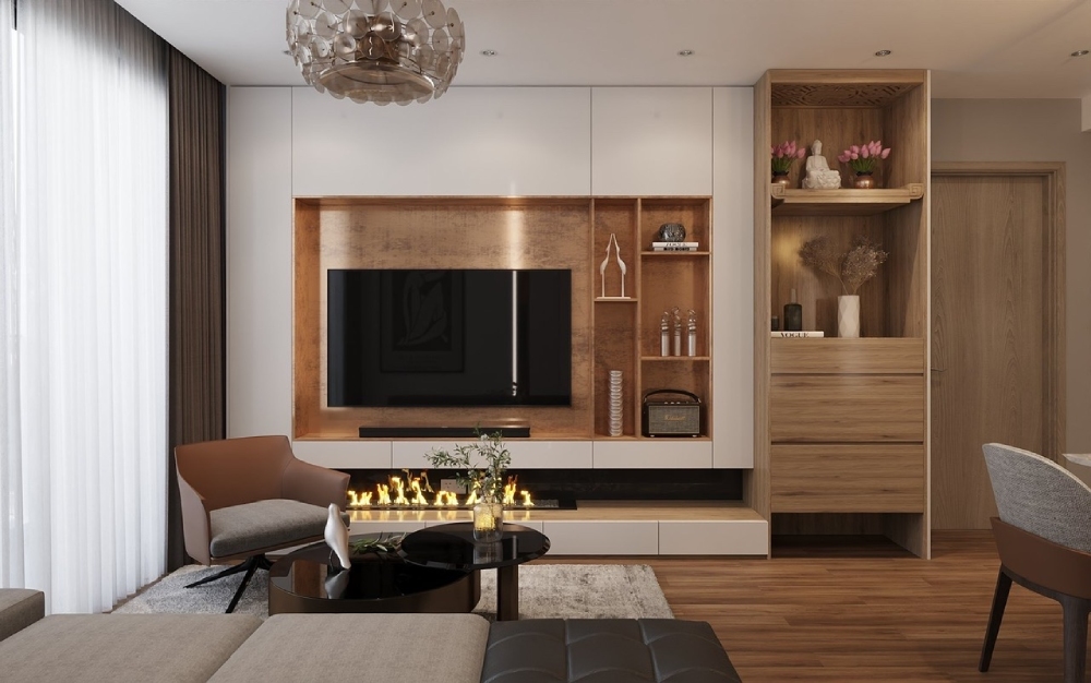 Các mẫu thiết kế nội thất căn hộ chung cư 65m² theo phong cách