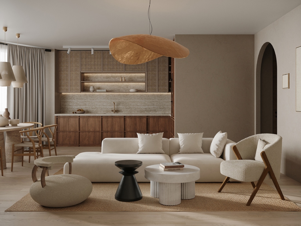 Các mẫu thiết kế nội thất căn hộ chung cư 65m² theo phong cách