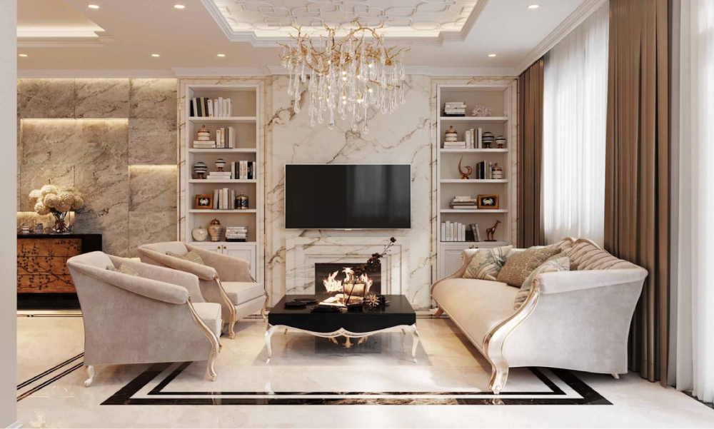 Các mẫu thiết kế nội thất căn hộ chung cư 65m² theo phong cách