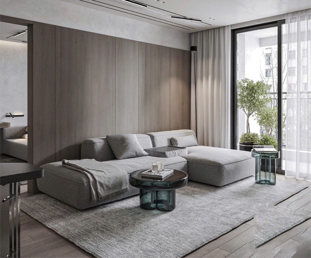 Thiết kế nội thất chung cư 100m² cho phòng khách