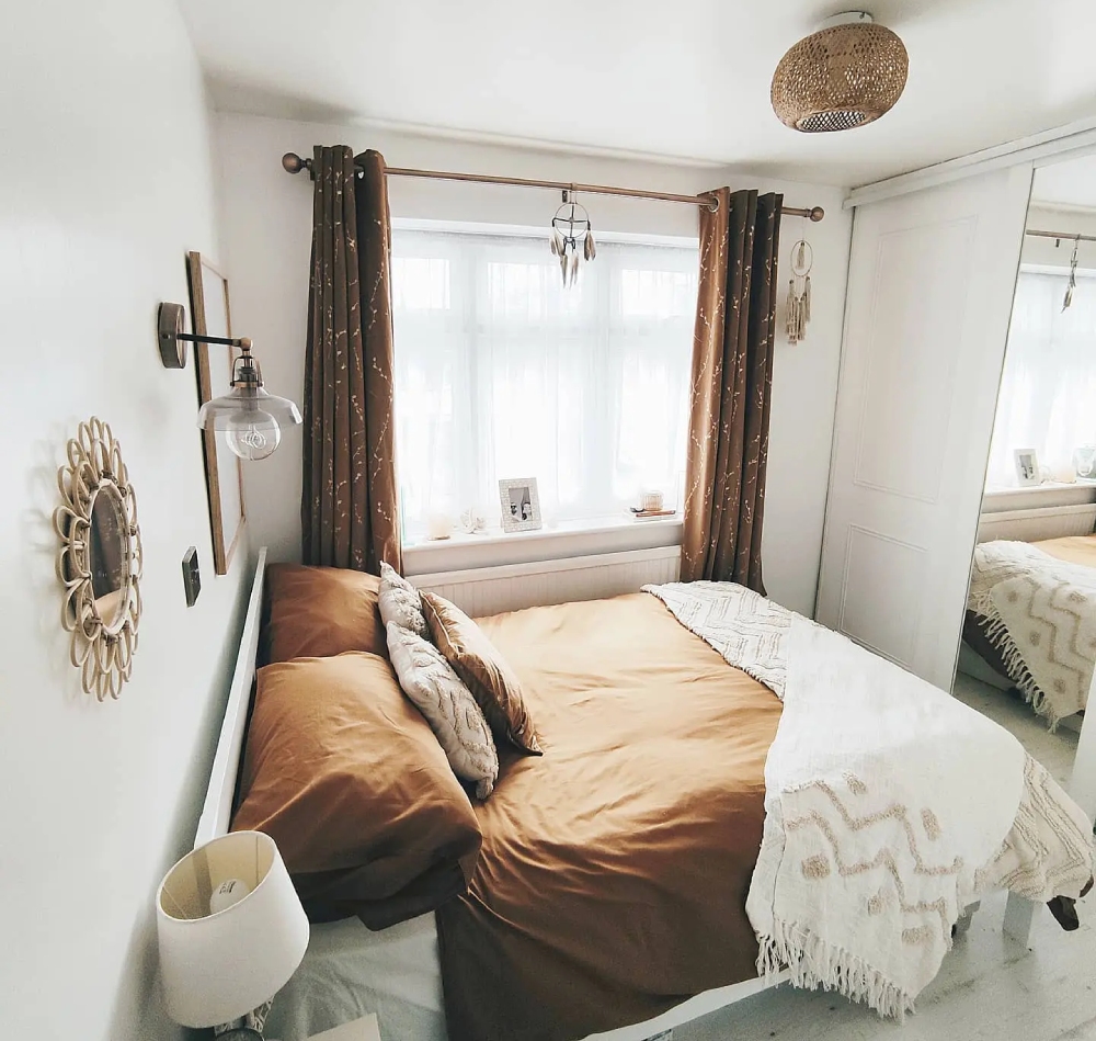 Mẫu thiết kế nội thất chung cư 60m² phòng ngủ phụ