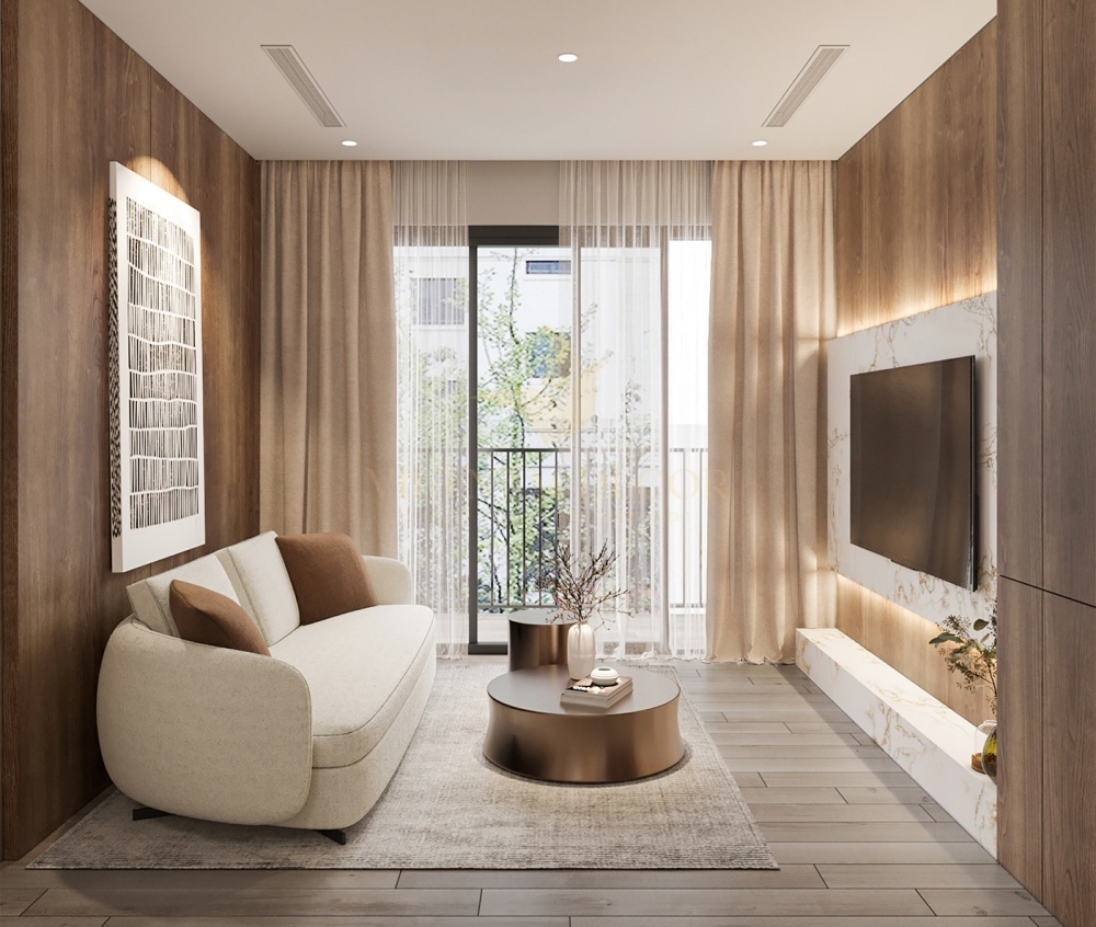 Các mẫu thiết kế nội thất chung cư 60m² theo phong cách