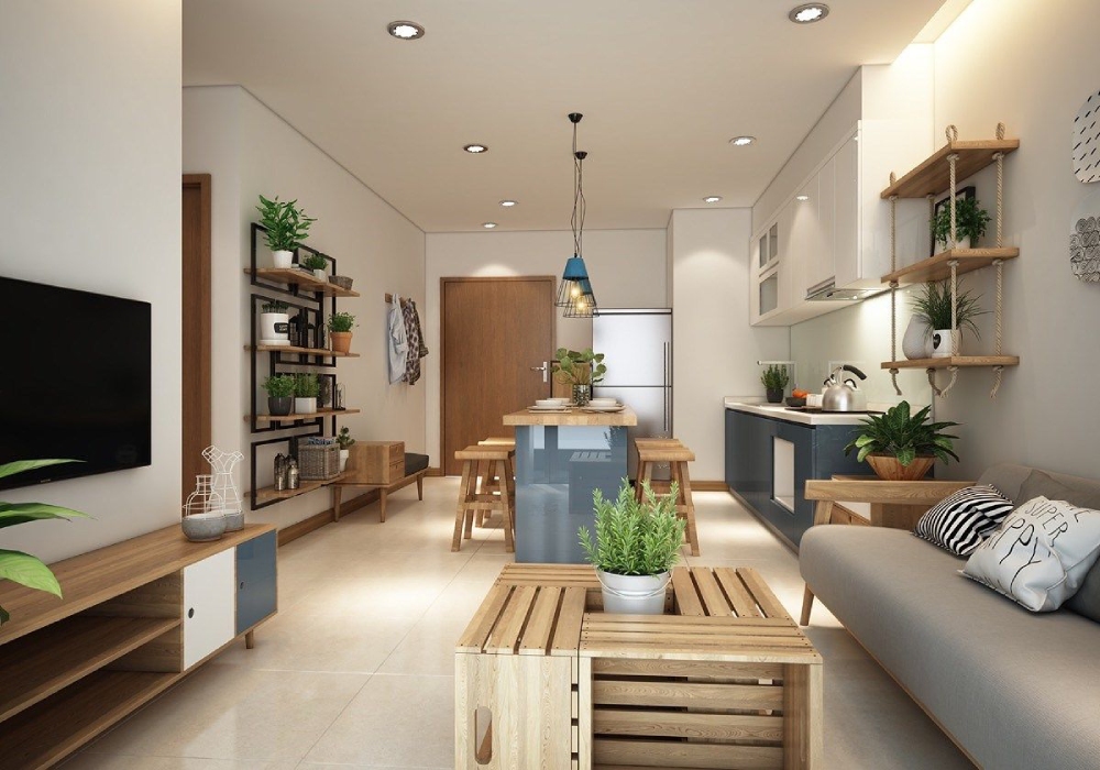 Các mẫu thiết kế nội thất chung cư 60m² theo phong cách